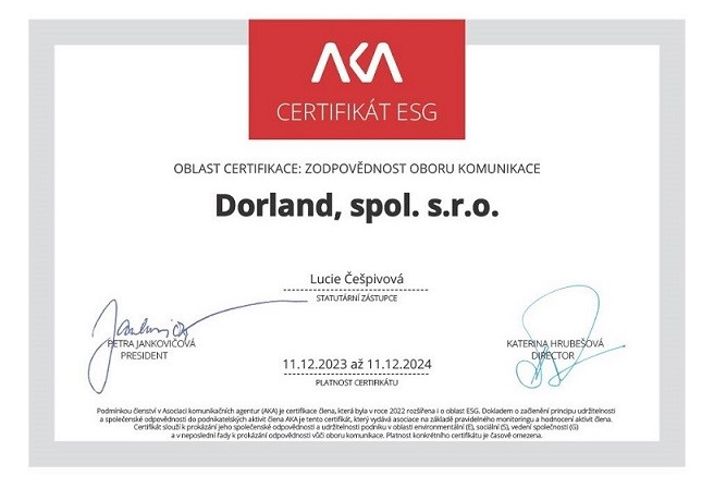 Proces certifikace v bodech